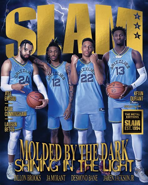 Molded By The Dark Memphis Grizzlies Cover Slam 238 Slam