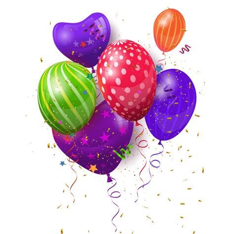 Birthday Party Balloon Decoration Png Png Mart
