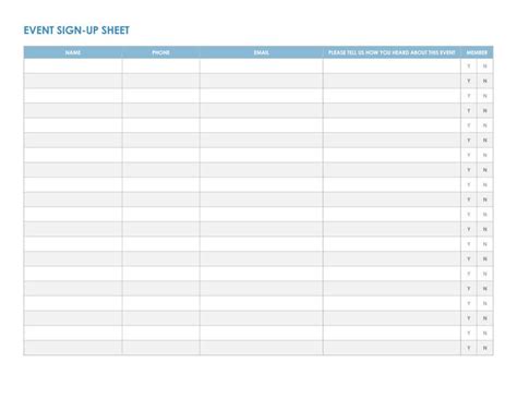 (you must log in or sign up to post here.) your name or email address: 26+ Free Sign Up Sheet Templates (Excel | Word) - How to Make