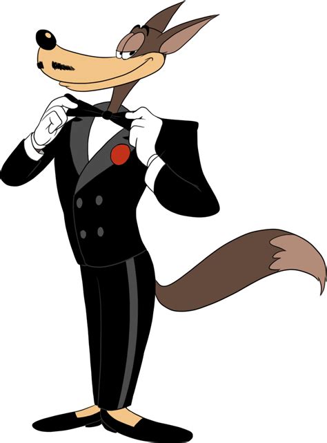 A Cartoon Fox Dressed In A Tuxedo