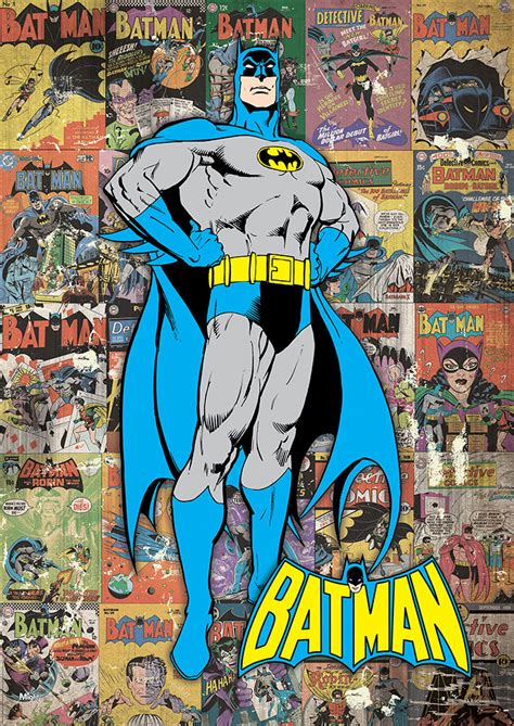 Dc Comics Originals Batman Collage Mightyprint™ Wall Art Mp17240371