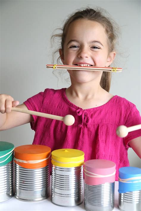How To Make A Drum For Kids Musikinstrumente Basteln Ideen Zum