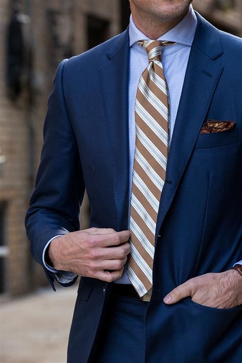13 different ties to wear with a blue suit he spoke style