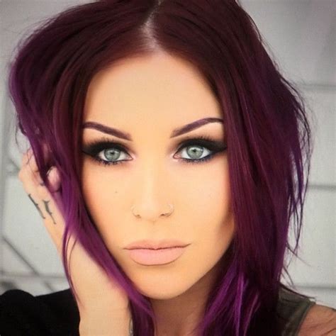 Makeup For Purple Hair And Green Eyes Mugeek Vidalondon