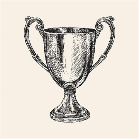 Drawing Of A Trophy Cup Illustrations Royalty Free Vector Graphics