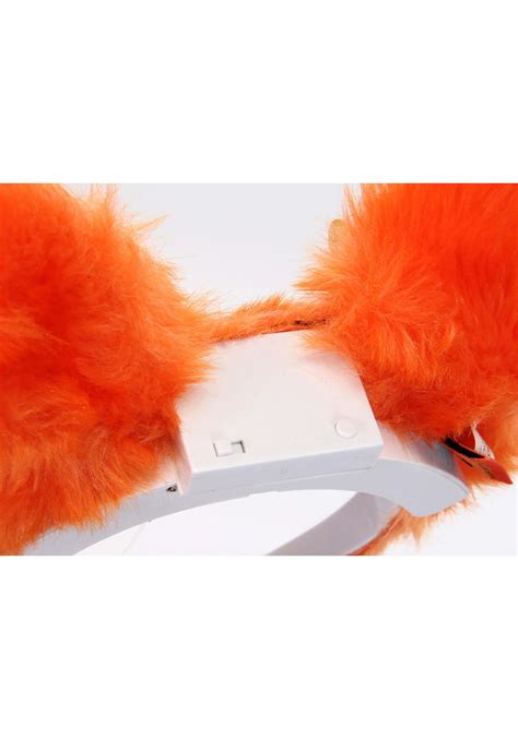 Moving Fox Ears Costume Headband Sound Activated