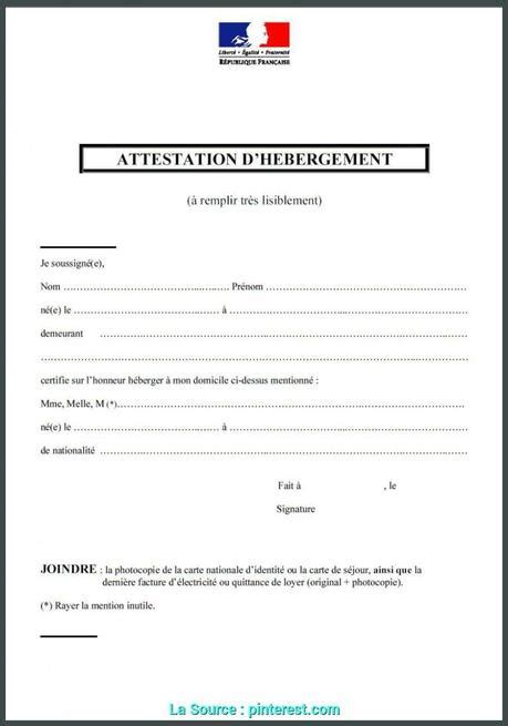 Exemple de modèle de lettre d'attestation sur l'honneur d'hébergement gratuit et vierge au format pdf ou word à remplir en ligne, à télécharger et à imprimer. exemple attestation hébergement - Paperblog