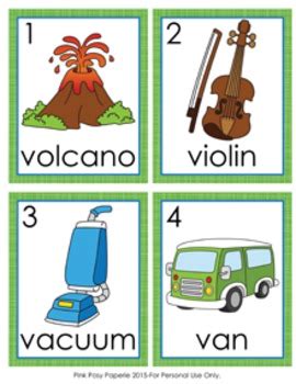 Maybe you would like to learn more about one of these? Letter V Words Write the Room Activity by Pink Posy ...
