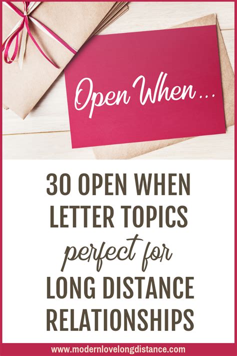 I tell people that i treat it much like an actual break up: 30 Open When Letters Perfect For Long Distance ...