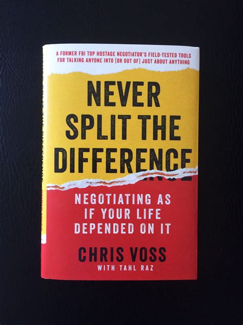 Chris Voss Book Notes Never Split The Difference Cheat Sheet