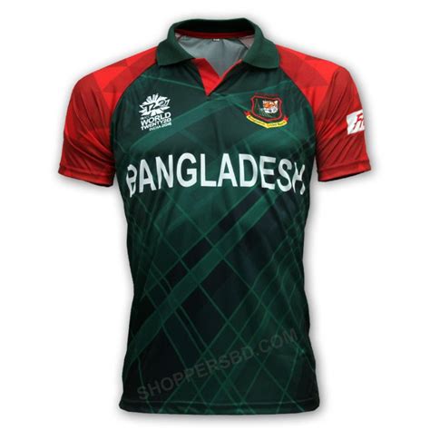 Free players name and number printing. ICC World Twenty20 - 2016 Bangladesh Cricket Team Jersey ...