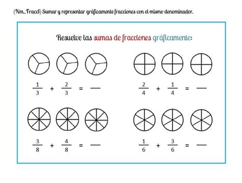 💙 Fracciones 💙 Tercero De Educación Primaria 8 Años