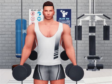 Soloriyas Custom Content Dumbbells And Barbell Pose Accessories