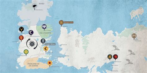 Carte De Westeros En Français Map Of Westeros Game Of Thrones Maping