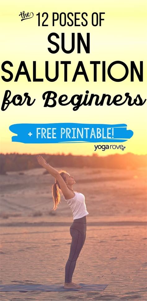 Simple & effective yoga asana : How to Do the 12 Poses of Sun Salutation for Beginners ...