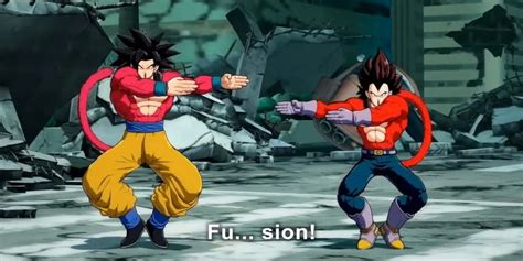 Goku And Vegeta Fusion Dance Ss4
