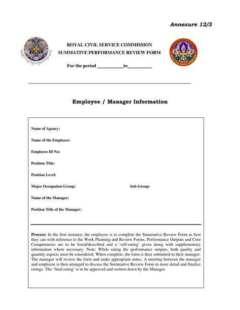 Free 14 Forms For Manager Reviews In Pdf