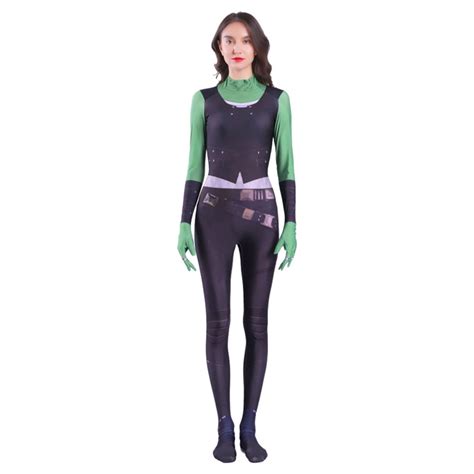 guardians of the galaxy gamora cosplay costume jumpsuit outfits halloween carnival suit shopee