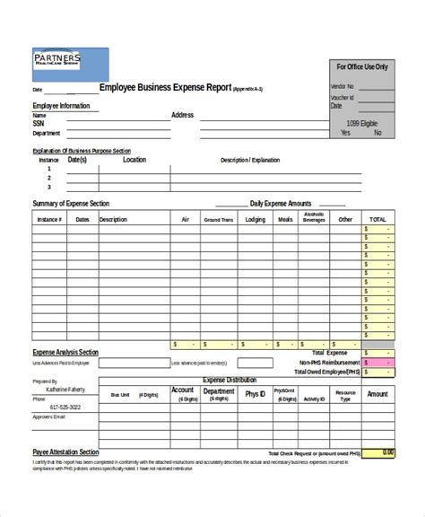Excel Report Template