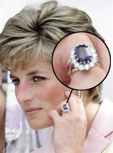 Vintage princess diana sapphire engagement ring white gold. Here's Why Prince Harry Gave Prince William Princess Diana ...