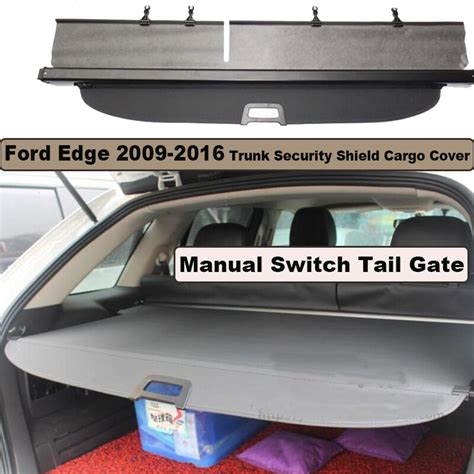 Car Rear Trunk Security Shield Cargo Cover For Ford Edge