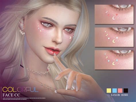 Moon Face Cc 202001 By S Club Ll At Tsr Sims 4 Updates