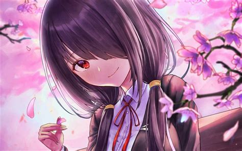 Download Wallpapers Kurumi Tokisaki 4k Date A Live Manga Artwork