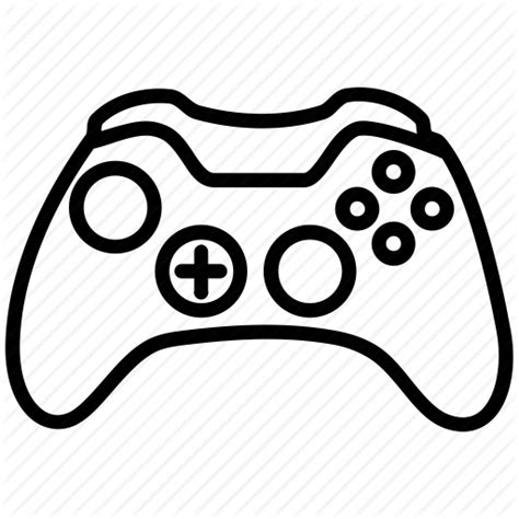 Xbox Controller Drawing Outline ~ Controller Clipart Xbox 1 Controller