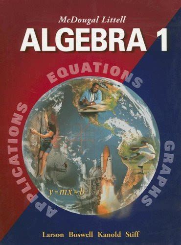 Mcdougal Littell Algebra 1 Applications Equations And Graphs By Ron