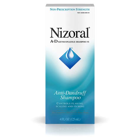Nizoral A D Anti Dandruff Shampoo With Ketoconazole 1 Dry Itchy Scalp