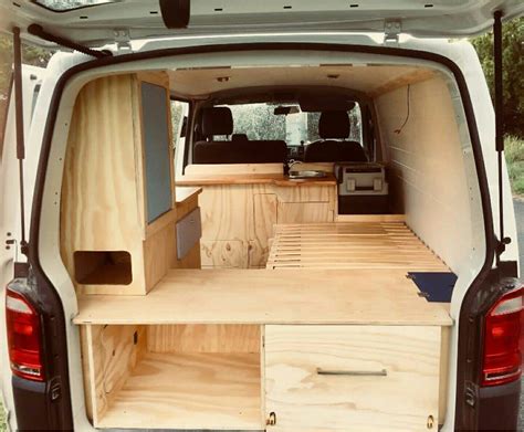 Camper Idea T6 Minivan Camper Conversion Camper Van Conversion Diy