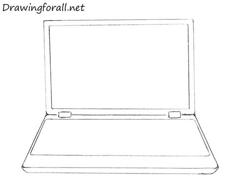 Once you have sketch it running on your computer, you can change the appearance of your sketches by using the menu. How to Draw a Laptop | Drawingforall.net