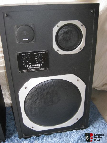 Rare Vintage Telefunken Studio 90 Mkii Speakers In Excellent Condition