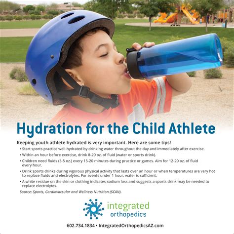 Hydration For Young Athletes Integrated Orthopedics