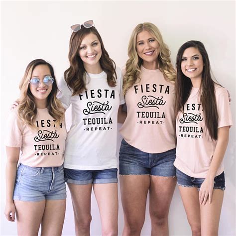 Okoufen Bachelorette Party Girls Trip Vacation Weekend Shirt Fiesta