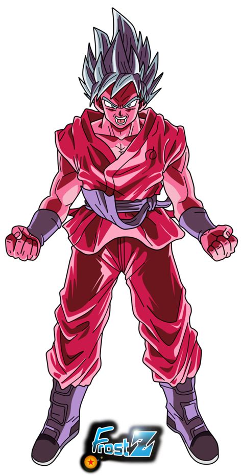 Goku Super Saiyan Blue Kaio Ken X10 By Frost Z On Deviantart