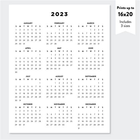 Printable Planners 2023 Printable World Holiday