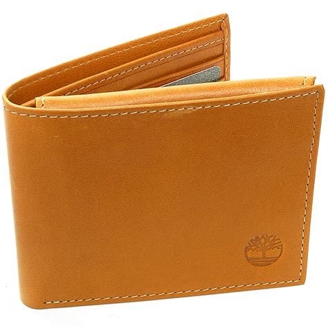 Mens Leather Wallets Bifold Wallet With Flip Id Iucn Water