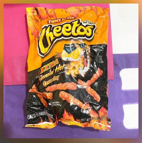 Cheetos Xxtra Flaming Flamin Hot Crunchy Twice As Hot Food Drinks
