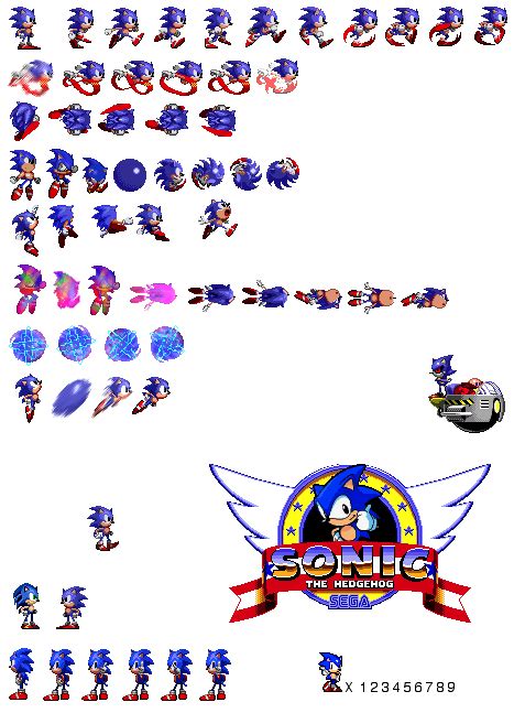 Sonic Cd Title Screen Sprites Mobil Pribadi