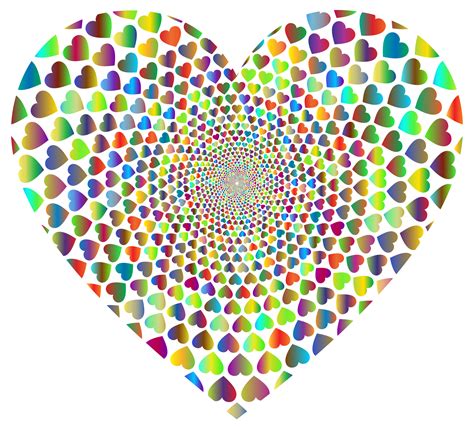 Colorful Heart Swirl Clip Art Image Clipsafari