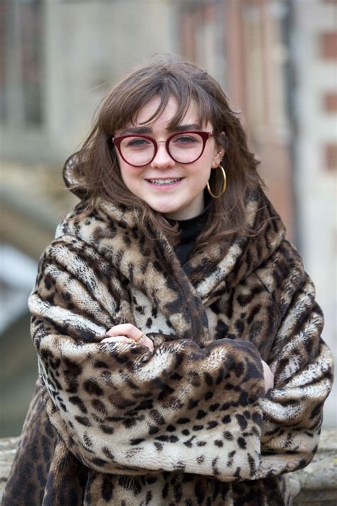Maisie Williams In A Leopard Print Fur Coat 11272018 • Celebmafia