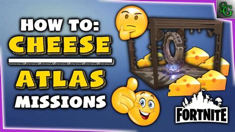 Fortnite How To Cheese The Atlas Missions Fight The Storm Youtube