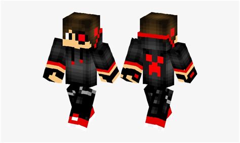 Download Transparent Minecraft Skin Cool Red Boy Pngkit