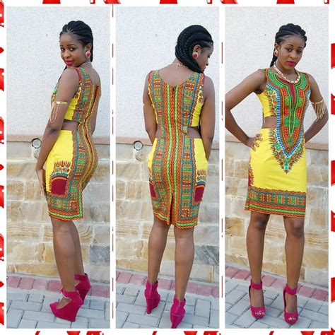 Sex Club African Fashion Design African Traditional Print Dashiki Zip Back African Dress For