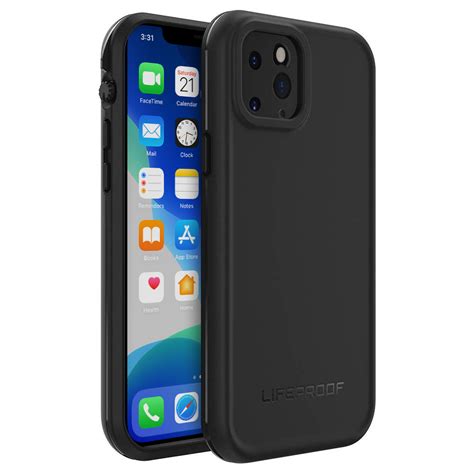 Iphone 11 pro max clear case. LifeProof Fre Case for Apple iPhone 11 Pro Max (Black)