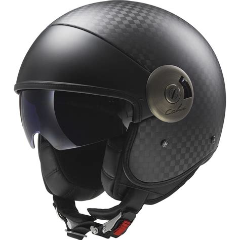Amazon Com Ls Helmets Cabrio Carbon Open Face Motorcycle Helmet With