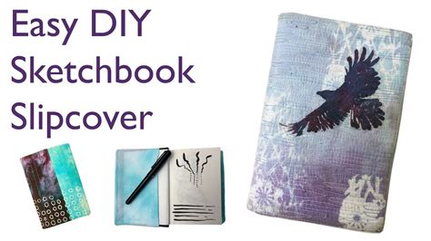 How To Sew An Easy Fabric Book Cover Youtube