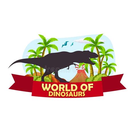 Poster World Of Dinosaurs Prehistoric World T Rex Jurassic Period