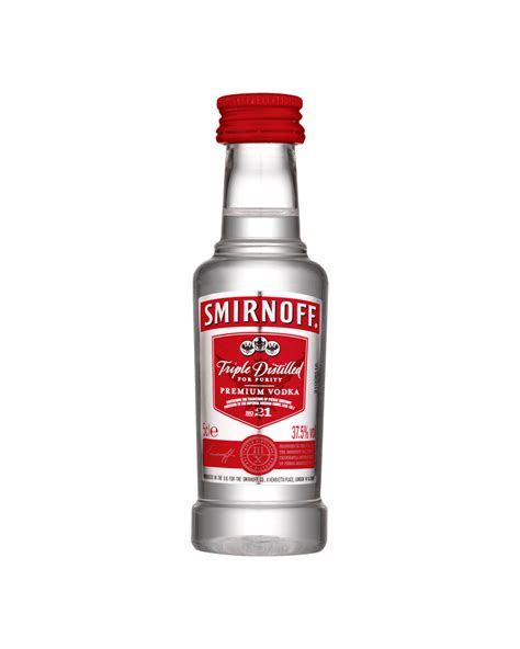 Smirnoff Red Label Vodka 50ml Unbeatable Prices Buy Online Best